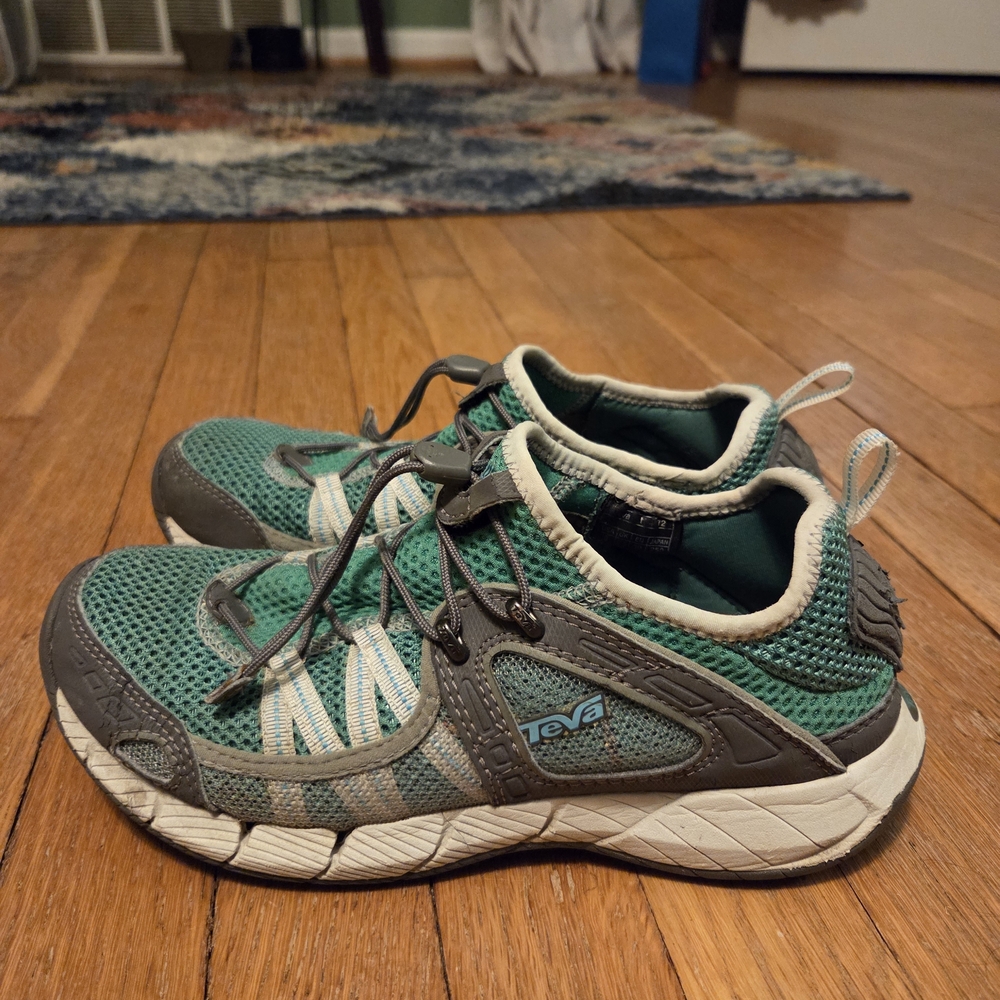 Teva Green and Gray Water Shoes